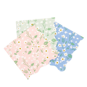 Handmade <b>Block</b> <b>Printed</b> Embroidered Pure Cotton Table Napkin Floral Design for Bulk Supply - Product Image 2