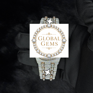 Nuevo Reloj de Lujo de Negocios, Cuadrado, Estilo Antiguo, de Acero Inoxidable, Completamente Engastado con Diamantes Cultivados en Laboratorio VVS, Mecánico Automático - Product Image 1