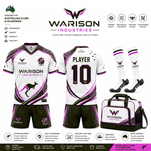 Wholesale Australian Football Uniform Kit With Football Jersey Short Sock And Bag Pack Unisex Soccer Uniform Set - Product Image 2