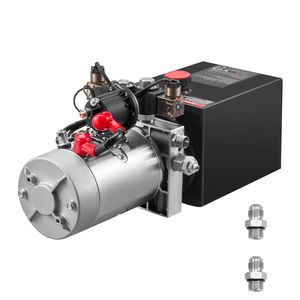 Centralina Idraulica da 4 Quarti per Rimorchio Ribaltabile a Doppio Effetto con Pressione Massima di Scarico di 3200 PSI, Portata di 0,91 GPM, 12V DC - Product Image 1