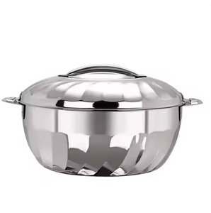 Premium Dining Metal Hot Pot Luxury Design Insulated Casserole Elegant Serving Bowl Kitchen Category - Product Image 3