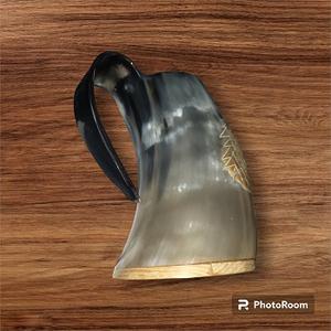 Jarra de Cerveza Vikinga Hecha a Mano de Cuerno de Búfalo Orgánico Pulido de Alta Calidad, Artesanía Animal Natural para Bodas y Fiestas, Directo de la India - Product Image 6
