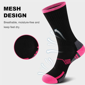 Chaussettes de sport de style compétition, chaussettes de compression respirantes personnalisées, vêtements pour la vente au détail - Product Image 2