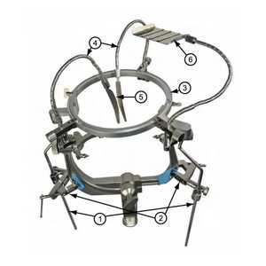 ชุดเครื่องมือผ่าตัดกะโหลกศีรษะ Mayfield Skull Clamp Retractor Budde Halo Retractor System สำหรับศัลยกรรมประสาท ราคาประหยัด จำนวน 2 ชิ้น ได้รับการรับรองมาตรฐาน CE จาก Salaar Industry - Product Image 5