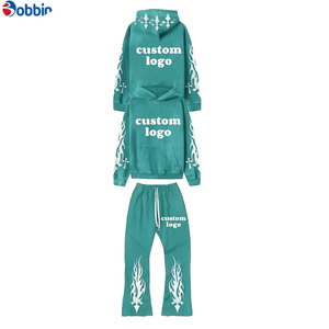 Nuevo Estilo Chándal para Hombre, Pantalones Deportivos Acampanados Personalizados con Parches y Cintura Elástica, Pantalones Deportivos Apilados para Hombre, Cómodos - Product Image 5
