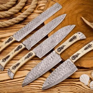 Ensemble de couteaux de cuisine professionnels pour chef avec lames affûtées pour la restauration et l'utilisation en restaurant, cuisine professionnelle - Product Image 5