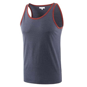 Factory Rate Wholesale Price Men <b>Tank</b> <b>Top</b> Breathable Knitted Summer Season Oem Customized Logo <b>Loose</b> Fit Sleeveless <b>Tank</b> <b>Top</b> - Product Image 2