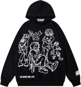 เสื้อฮู้ดดี้โอเวอร์ไซส์ลายกราฟิกสำหรับผู้หญิง ไซส์พลัส ผ้าโพลีเอสเตอร์หนานุ่ม ระบายอากาศได้ดี สวมใส่สบายๆ สไตล์ลำลอง สำหรับฤดูใบไม้ร่วง - Product Image 6