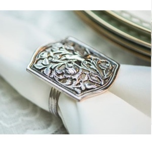Customized Size Designer <b>Tissue</b> <b>Paper</b> Ring Classic Design Metal Napkin Ring From Manufacturer In India - Product Image 5
