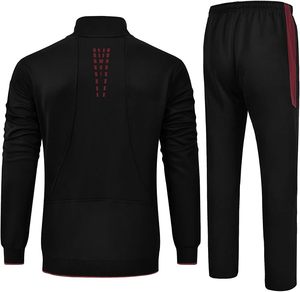 <b>Men</b> <b>Tracksuit</b> Set Full Zip <b>Velour</b> Leopard Print Long Sleeve Sweatshirt Elastic Waist Pants Casual Jogging Wear - Product Image 2