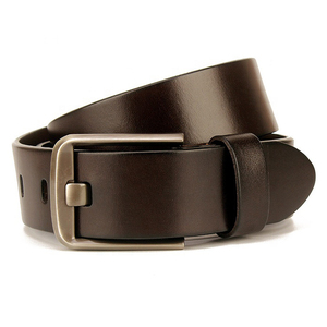 Custom Made Genuine Cow Hide Leather Belts Best Quality Stylish New <b>Model</b> Design Fashionable Alloy Buckle <b>Own</b> Style - Product Image 4