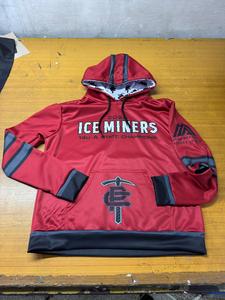 เสื้อฮู้ดฮอกกี้แบบมีฮู้ดพิมพ์ลายซับลิเมชั่นตามสั่งสำหรับฤดูหนาวปี 2026 พร้อมโลโก้และหมายเลขทีมตามสั่ง ผ้าฟลีซอุ่นสบายสำหรับผู้ชาย ผลิตจากโพลีเอสเตอร์ 100% - Product Image 2