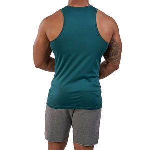 Camiseta sin Mangas para Hombre, Color Sólido, 100% Algodón, Transpirable, de Secado Rápido, Personalizada, para Correr, Hacer Ejercicio, Fitness, Culturismo - Product Image 2