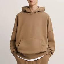 Sweat-shirt personnalisé avec logo, vente en gros, uni, vierge, en molleton de coton premium, épais, coupe oversize, style streetwear - Product Image 2