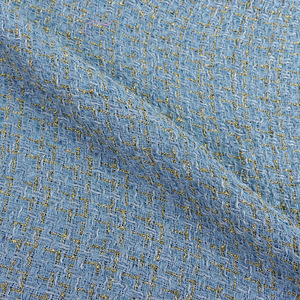 Phong cách ý kiểm tra vải tuýt-đầy màu sắc (Hồng/Trắng/Xanh nhạt) cho trang phục & quần áo mặc của phụ nữ - Product Image 2