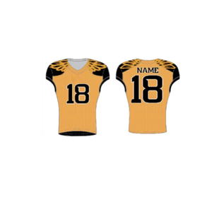 Conjunto de Uniforme de Fútbol Americano Personalizado con Tela Twill, Sublimado, de Secado Rápido y Transpirable para Prácticas de Equipo - Product Image 3