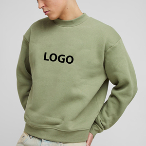 Sudaderas de Felpa de Algodón Grueso de Alta Calidad, Cuello Redondo, con Capucha y sin Capucha, Personalizables con Logotipo, para Hombre, 2025 - Product Image 4
