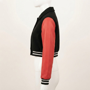 REDDITO Women's Embroidery Wool Eco-Friendly Knitted Bomber Full Sleeve Hooded Collar Regular Length Autumn/Winter Wear - Product Image 2