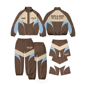 ชุดวอร์มกันน้ำไนลอนแบบมีซิป Glory Zone สำหรับผู้ชาย ขายส่ง - Product Image 6