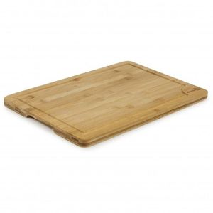 Planche à découper en bambou rectangulaire, épaisseur 1,5 cm, antidérapante, passe au lave-vaisselle, monobloc, pour la cuisine - Product Image 1