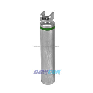 Manivela de Laringoscopio de Acero Inoxidable con Fibra Óptica LED, Manivela Convencional Reutilizable de Davicon Enterprises - Product Image 1