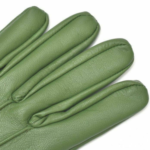 Men best QualityWaterproof Plush Lined Warm Leather Hand Wear Fashionable Sheep Leather Driving <b>Gloves</b> With UV Protection - Product Image 6