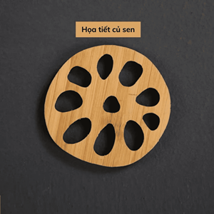 Bamboo Coaster eco bamboo shell inlay material <b>for</b> drink holder <b>table</b> decoration and styling Vietnam - Product Image 6