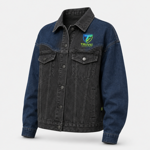 Chaqueta Vaquera Personalizada para Mujer, Prenda Exterior de Moda, Chaqueta Vaquera con Material de Mezclilla Lavada, Tacto Suave, Costuras Duraderas y - Product Image 1