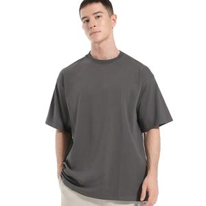 เสื้อยืดผ้าฝ้ายขนาดใหญ่300G เสื้อยืดสตรีทสีทึบแขนสั้นเสื้อยืดผ้าฝ้าย100% จำเป็นสำหรับฤดูร้อน - Product Image 3