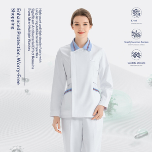 Women's Medical Scrub Set Short Sleeve <b>Nursing</b> Uniform Healthcare Workwear Doctor Clinic Hospital Dental Beauty Salon Clothing - Product Image 4