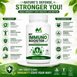 MY HERBALS MY IMMUNO BOOSTER Extracto en Tabletas de 500 mg, Aumenta Naturalmente la Energía, la Inmunidad Diaria y la Bienestar General Diario - Product Image 5