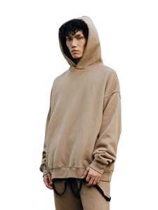 Customized Premium Quality Oversized Drop Shoulder heavyweight Hoodies For Men's Streetwear Pullover Casual Fashionable Hoodies - Product Image 6