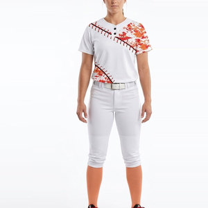 Uniforme de Softbol, Conjunto de Jersey y Pantalones Cómodos para Práctica y Uso en el Día del Partido - Product Image 1