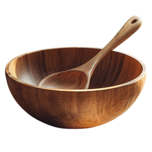 Bol de service en bois d'acacia, design contemporain et écologique, pour hôtels et restaurants, idéal pour soupes, nouilles mélangées, salades, fruits et collations - Product Image 4