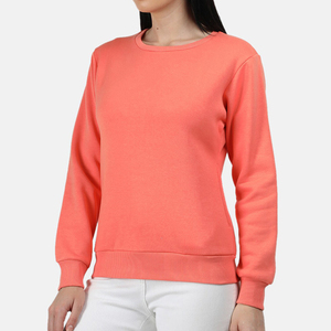 Sweat-shirt à fermeture éclair pour femme de qualité supérieure, 100% coton, léger, séchage rapide, impression de logo personnalisée - Product Image 4