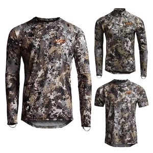 Custom Polyester <b>Camouflage</b> Hunting T <b>Shirt</b> Short Sleeve Hunting <b>Shirt</b> Hunting Wear High Quality Best Price Hunting <b>Shirt</b> - Product Image 2