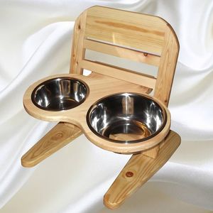 Durable Natural Wood <b>Dog</b> <b>Bowl</b> for Food Serving Promotional Pet Product - Product Image 6
