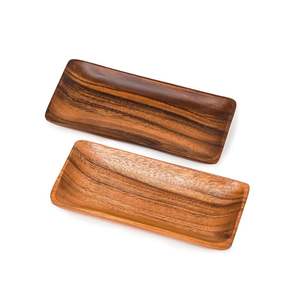 Plateaux en bois pour la table, plateau rectangulaire en bois pour servir, décoration de table, plateau de petit-déjeuner en bois fait main au meilleur prix - Product Image 4