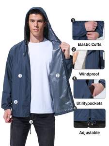 Blouson Bomber Homme Personnalisé à Capuche en Cuir PU Imperméable Léger Coupe-Vent pour Sports d'Hiver en Plein Air Voyage Vente en Gros OEM - Product Image 3