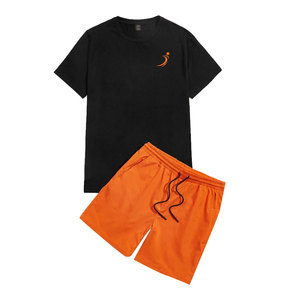 En stock, ropa deportiva de secado rápido de alta calidad, camiseta y pantalones cortos para hombre, hechos en Pakistán, camiseta y pantalones cortos. - Product Image 1