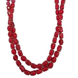 Collar de Cuentas de Resina Multicolor de Alta Calidad, Joyería de Moda Unisex de la India, Hecho a Mano, Moderno, para Fiestas - Product Image 1