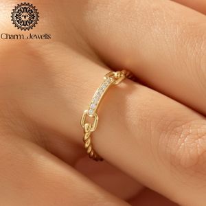 Charm_Jewells 18K Gold Plated <b>Silver</b> Moissanite IGI Certified 3 GM <b>Eternity</b> Band <b>Ring</b> Brilliant Cut Prong Setting Women's <b>Ring</b> - Product Image 3