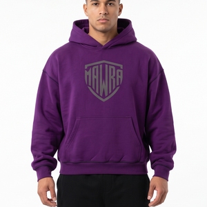 Sudadera con Capucha Personalizada para Hombre, en Felpa de Algodón, Estilo Casual, para Marcas de Ropa Urbana, Producción OEM de Marca Privada - Product Image 1