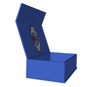 TH CBB-083 Boîte cadeau magnétique de luxe avec structure rigide pliable pour l'emballage de montres élégantes - Product Image 4