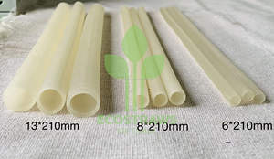 High Quality Organic Bamboo <b>Drinking</b> <b>Straws</b> From Vietnam Disposable Bar Accessories in Bulk Free Sample in Carton Made From Rice - Product Image 5