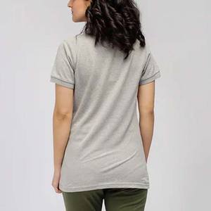 Camisetas Casuales de Punto de Color Sólido con Diseño Personalizado para Mujer, Ropa Profesional para Exteriores - Product Image 2