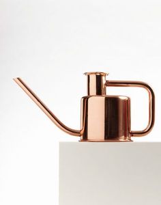 Modern Copper Finish Iron Watering Can Long Spout copper finish <b>garden</b> accessories Durable Gardening Outdoor - Product Image 2