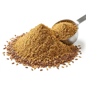 Farine de lin pour l'alimentation des poissons, farine de lin naturelle riche en protéines, fibres, oméga 3, qualité alimentaire animale, nutrition aquacole en vrac - Product Image 3