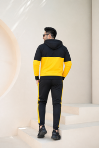 High Quality Men Hip Hop Streetwear Windbreaker <b>Jacket</b> Double Zipper Oversized <b>Track</b> <b>Jacket</b> Hooded Two Tone Color Breathable - Product Image 2
