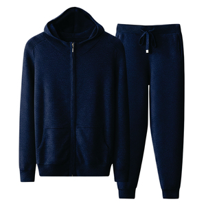 Conjunto Deportivo de Dos Piezas para Hombre, Personalizable con Logotipo, Cómodo, Informal, de Invierno, Manga Larga - Product Image 2